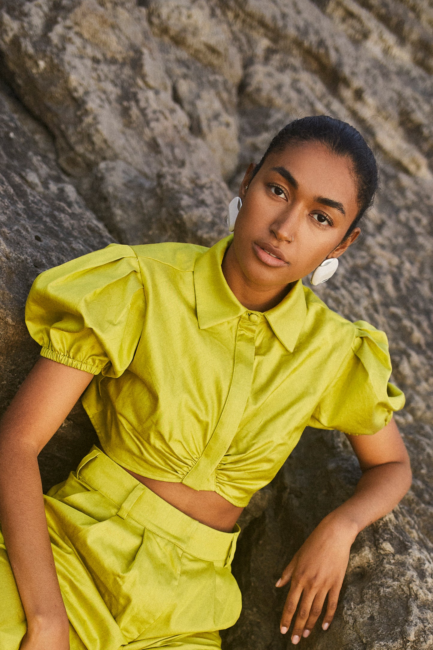 Blusa color entero