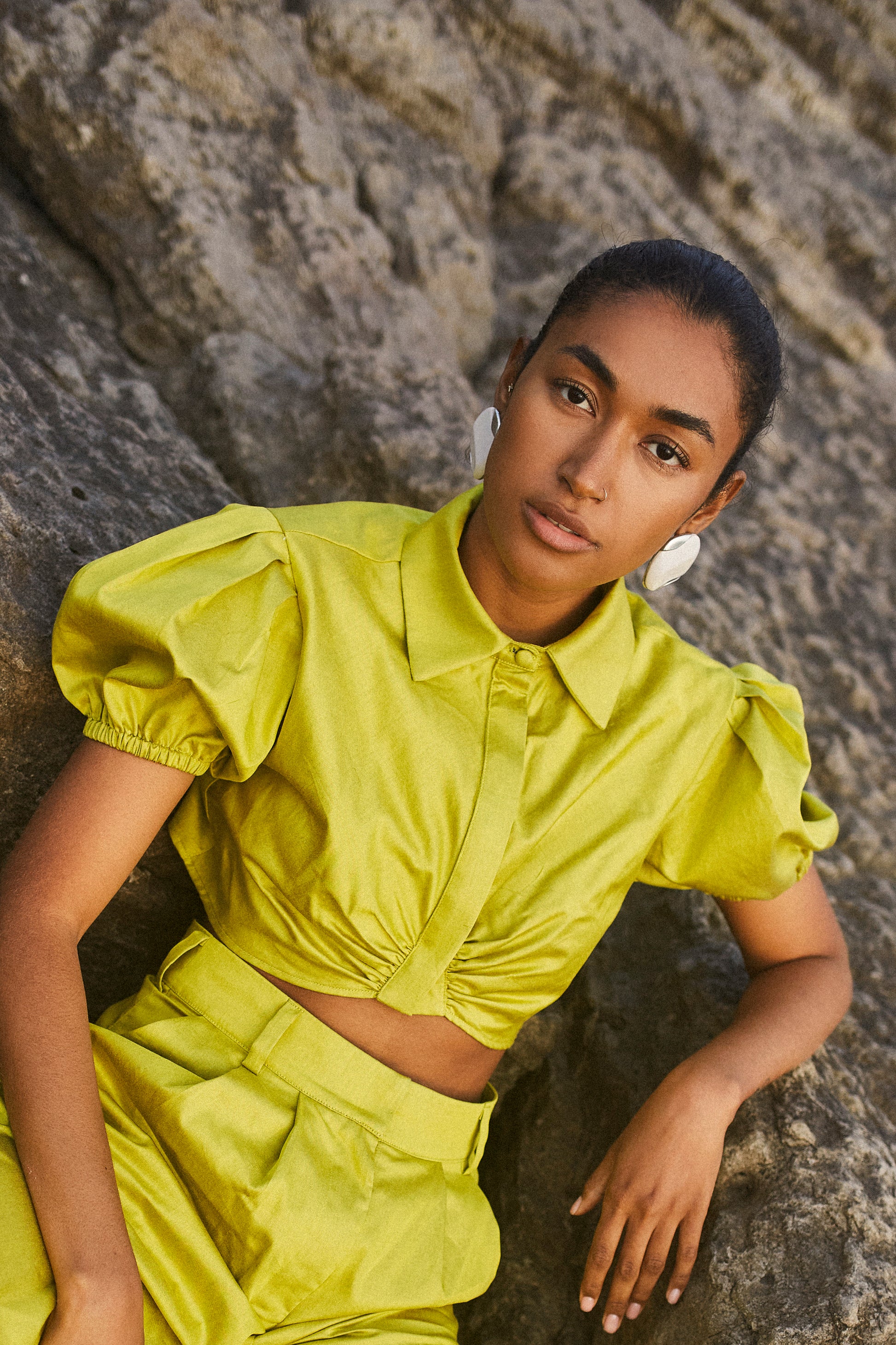 Blusa color entero