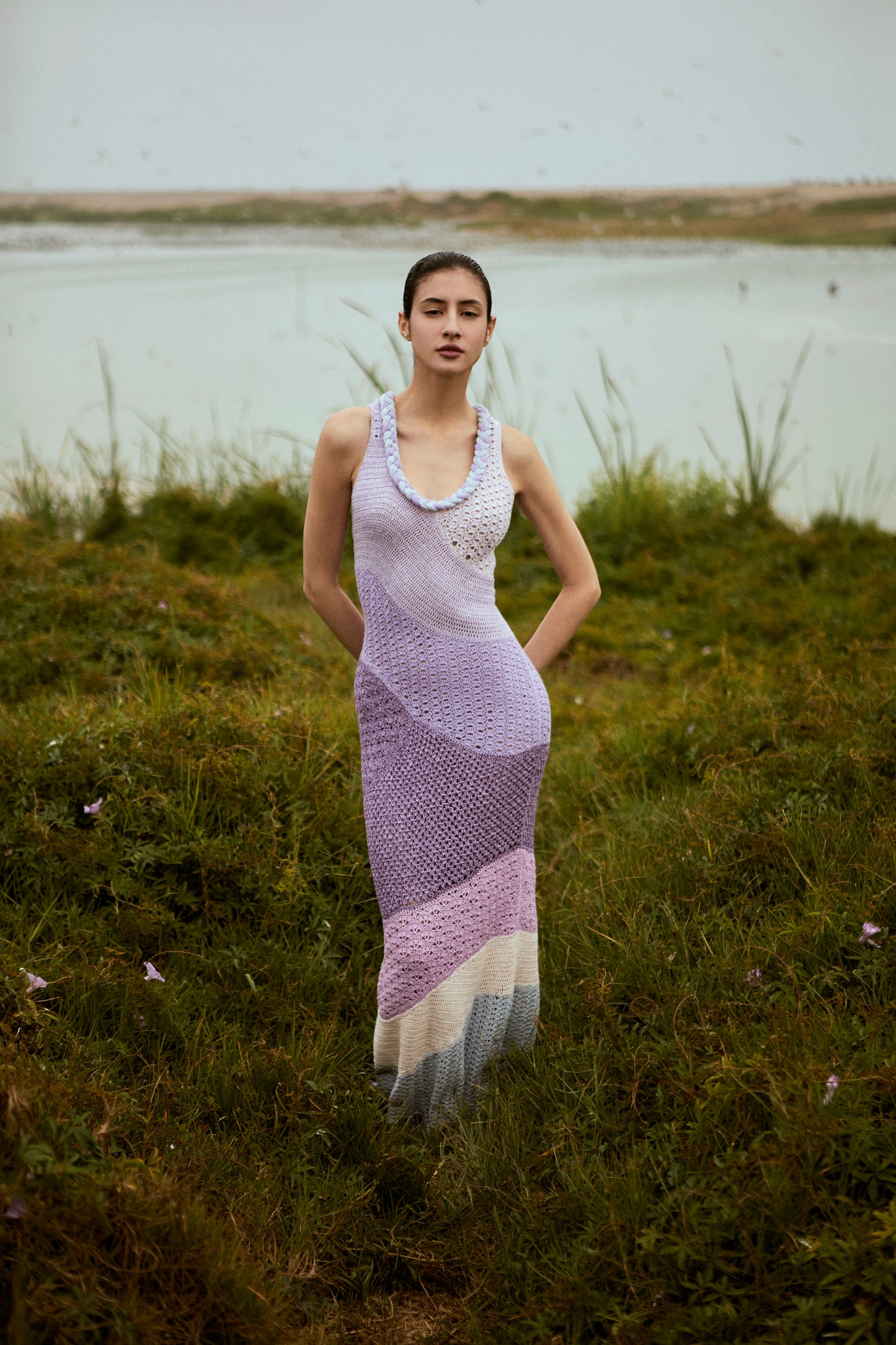 Orchid Knitted Dress
